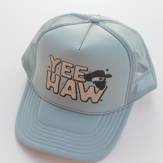 Yee Haw Skull Mask Trucker Hat