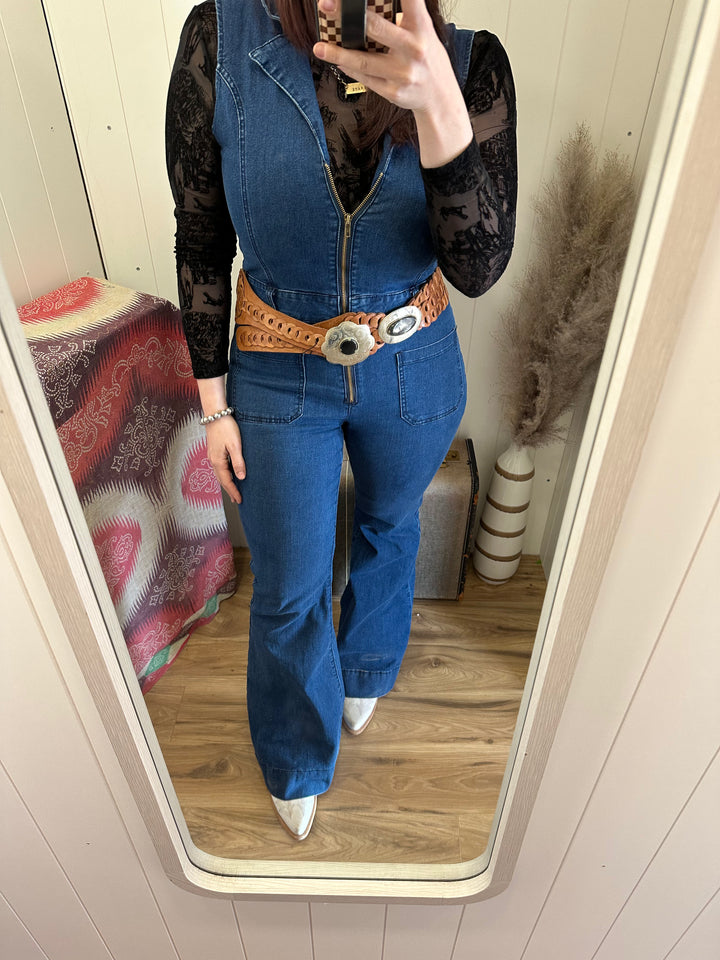Cheyenne Leather Belt (BAH04)