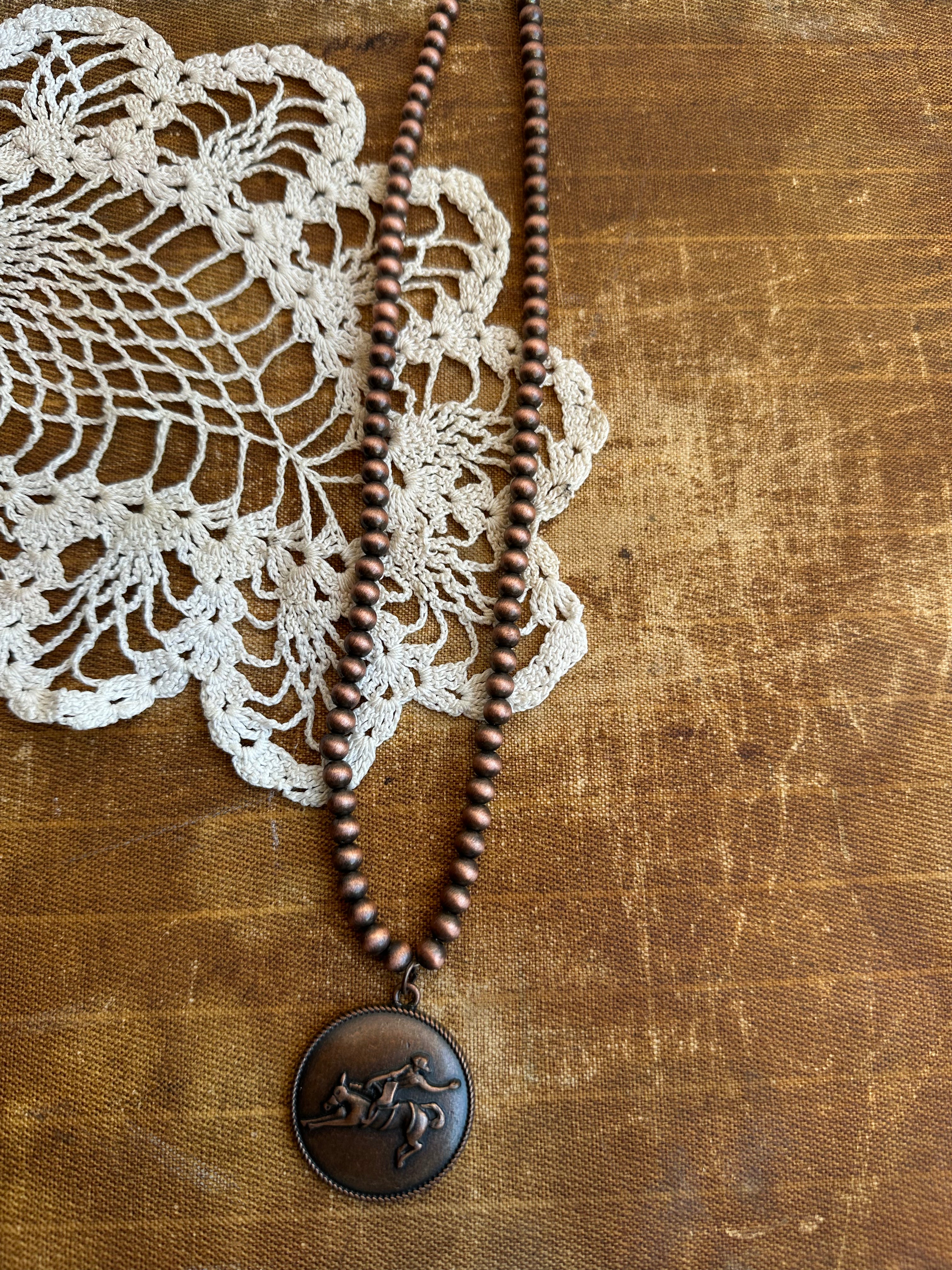 Let 'Er Buck Necklace