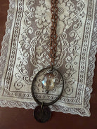 Crystal Drop Chain Necklace