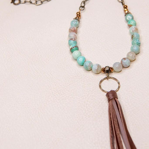 The Luna Necklace (Amazonite)