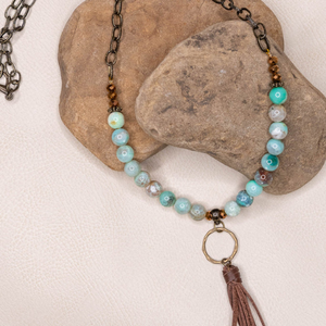 The Luna Necklace (Amazonite)