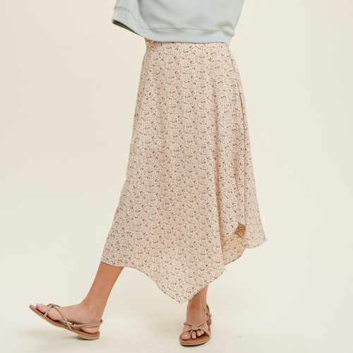 Fall Midi Skirt (Cream)