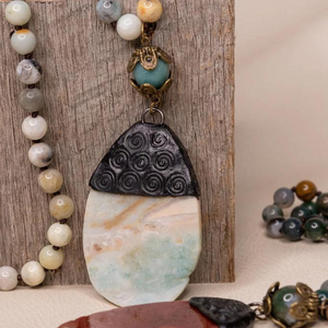 The Carlita Necklace (Amazonite)