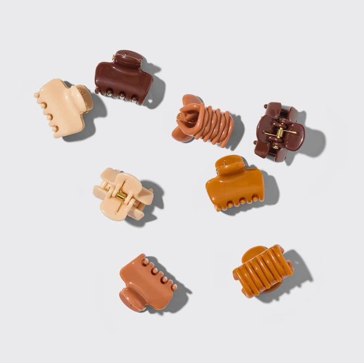 Recycled Plastic Mini Cloud Clips 8pc Set | Sedona