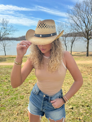 Tyler Cowboy Hat | Raffia
