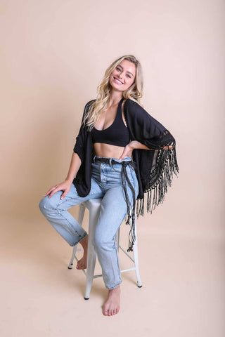 The Everything Kimono | Black (One Size)