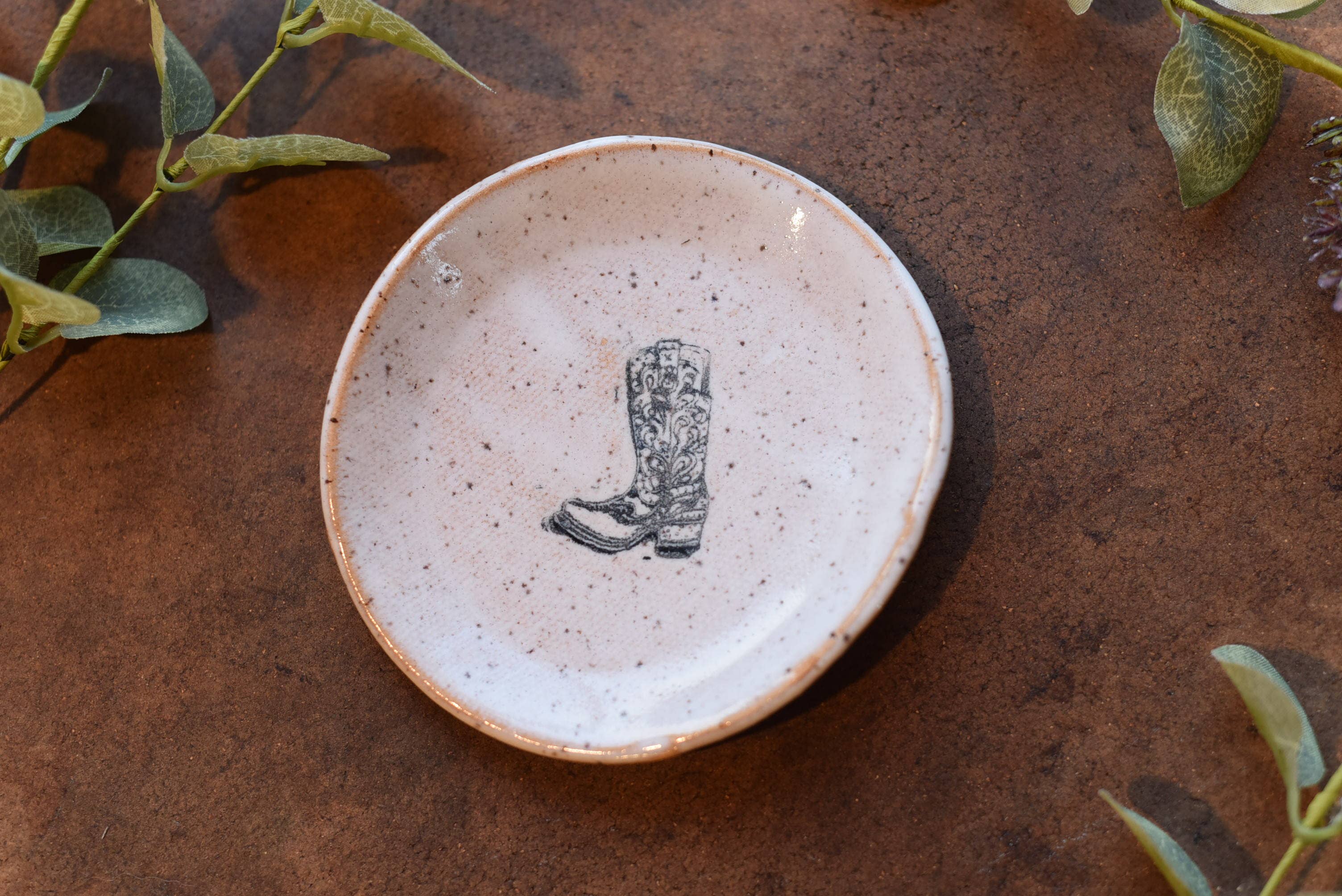Cowboy Boot Mini Plate