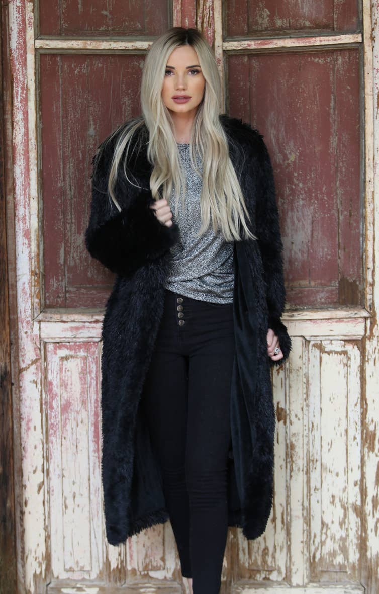 Idaho Luxe Faux Fur Coat | Tan