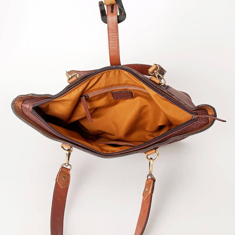 Tooled Leather Cowgirl Bag