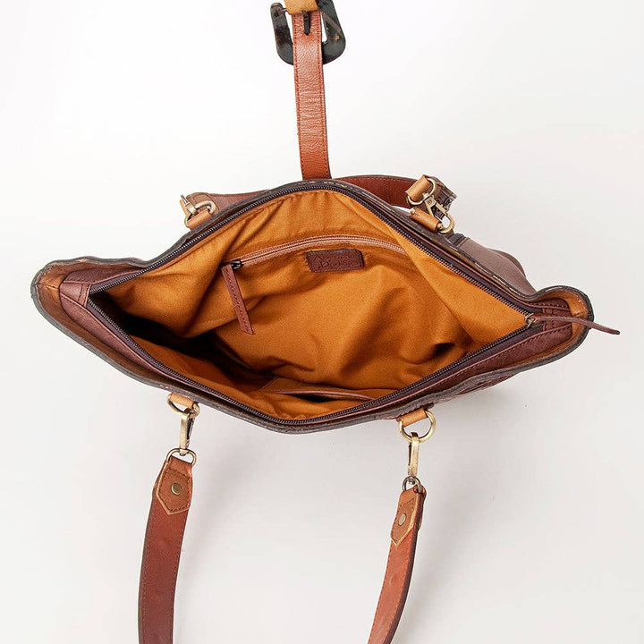 Tooled Leather Cowgirl Bag