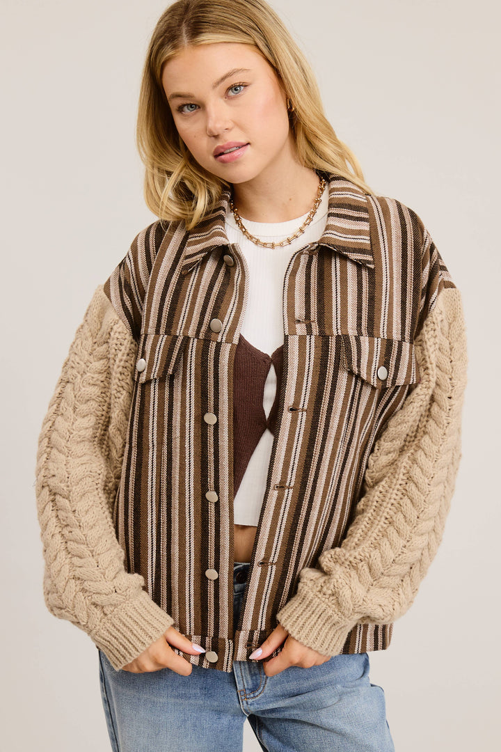 Sedona Contrast Knit Jacket