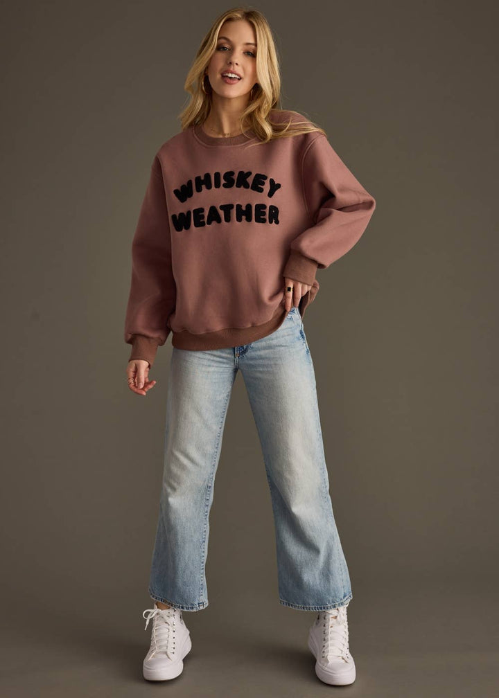 Whiskey Weather Sweatshirt | Mocha