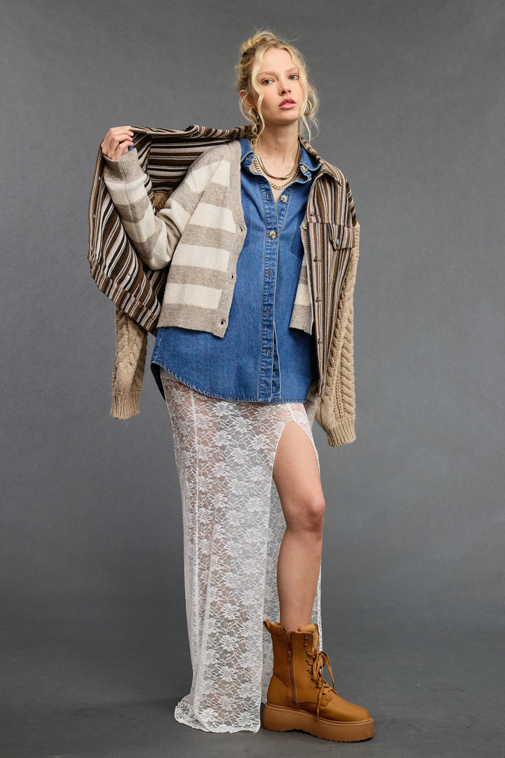 Sedona Contrast Knit Jacket