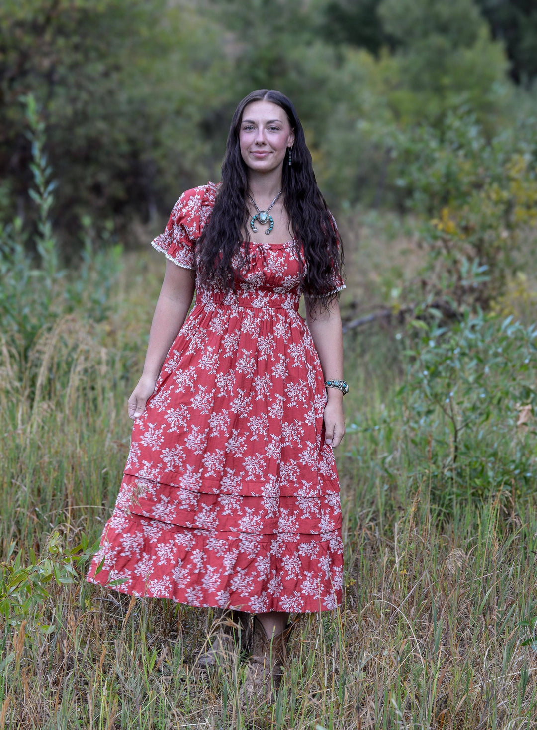 Scarlet Meadow Dress