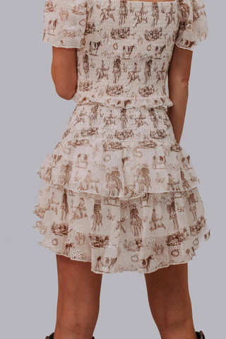 Wild West Whispers 2 Piece Skort Set