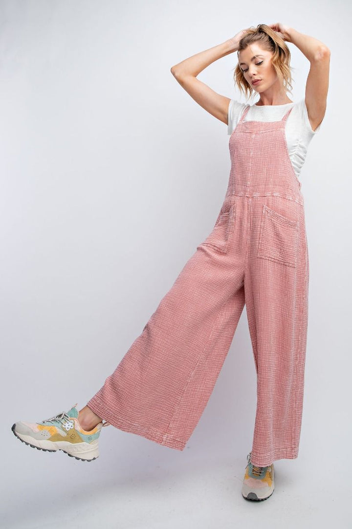 Free Spirit Jumpsuit in Mauve Pink | Yeah Gurl Boutique