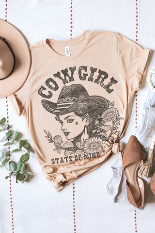 Cowgirl State of Mind Graphic Tee