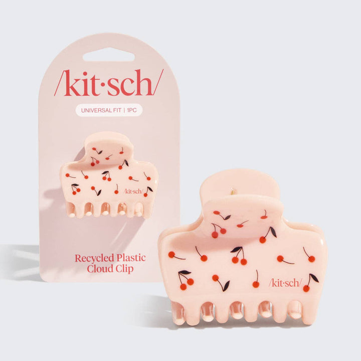 Recycled Plastic Medium Cloud Clip | Cherry