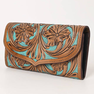 Turquoise Bloom Wallet