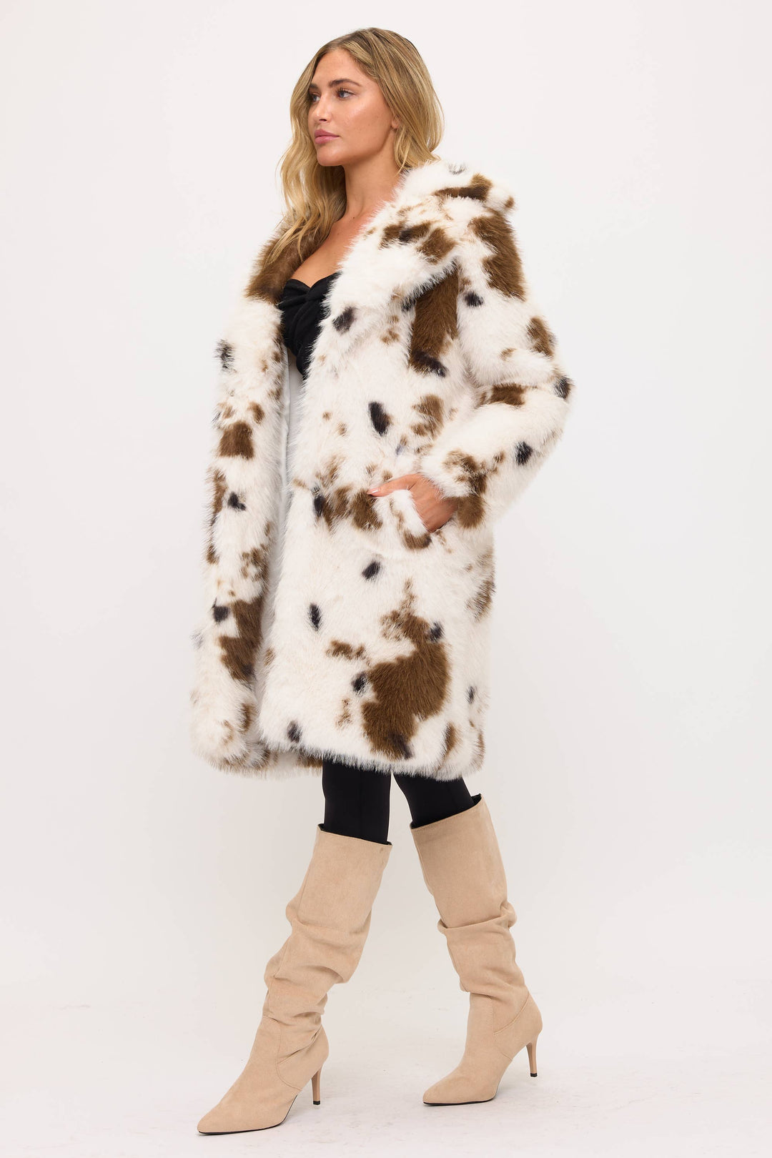 Cowgirl Luxe Faux Fur Coat