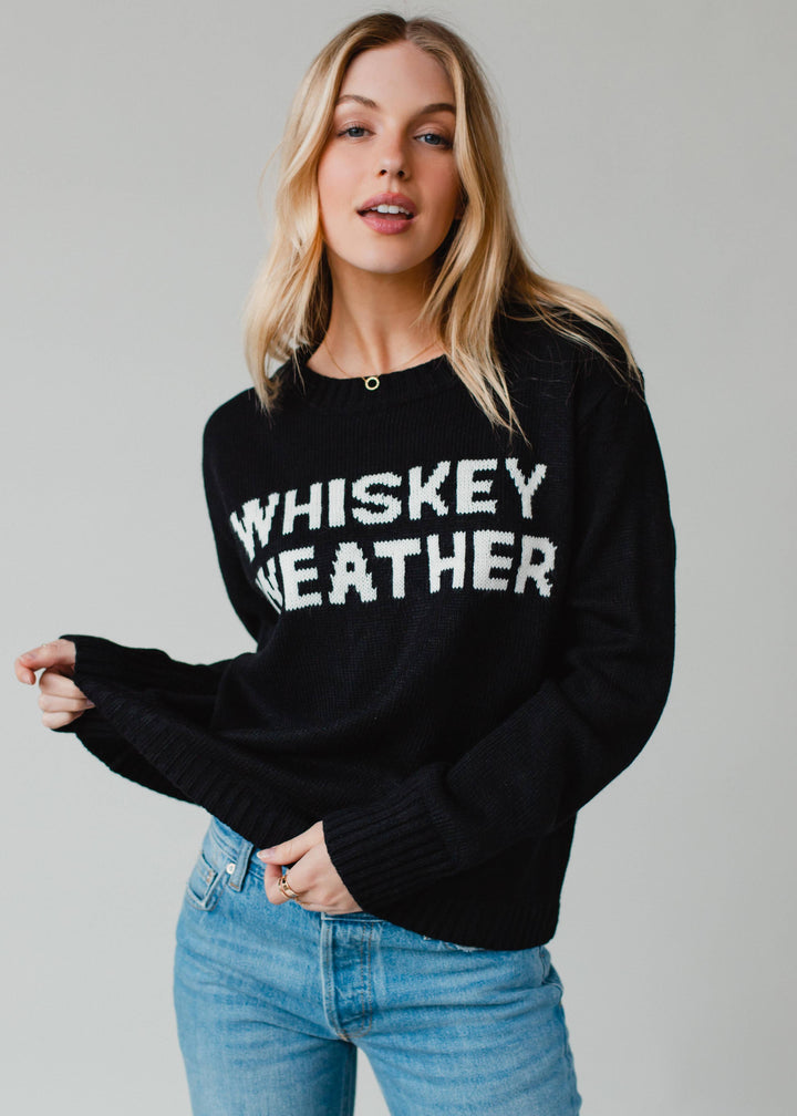 Whiskey Weather Sweater | Black