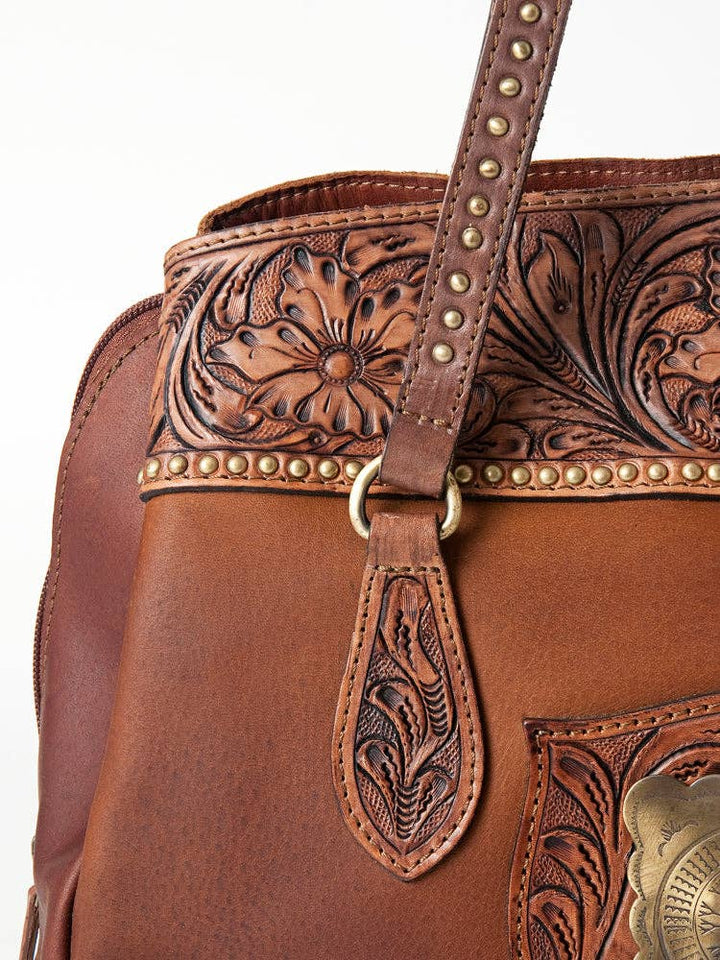 Cowgirl Jewel Turquoise Stone Tote