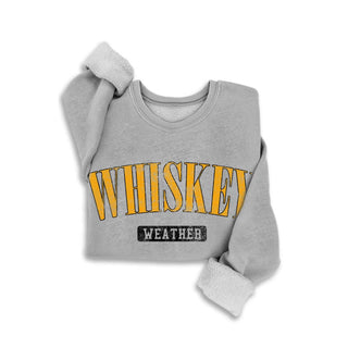 Whiskey Weather Crewneck | Heather Grey