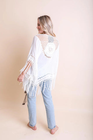 The Everything Kimono | Ivory (One Size)