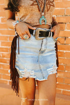 Fringe Wrangler Skirt