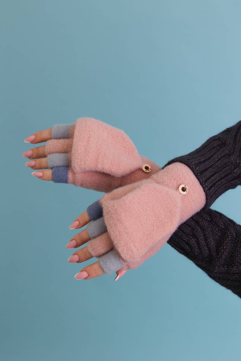 Rainbow Tip Convertible Gloves
